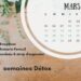 Calendrier de suivi Détox Mars 2018