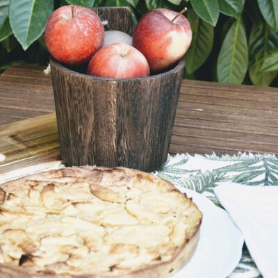 Recette du clafoutis aux pommes sur Swanee Rose Le Blog