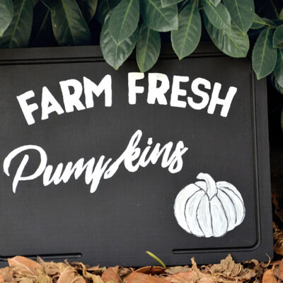 DIY Farm Fresh Pumpkins Enseigne sur Swanee Rose Le Blog