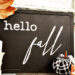 DIY Enseigne Hello Fall